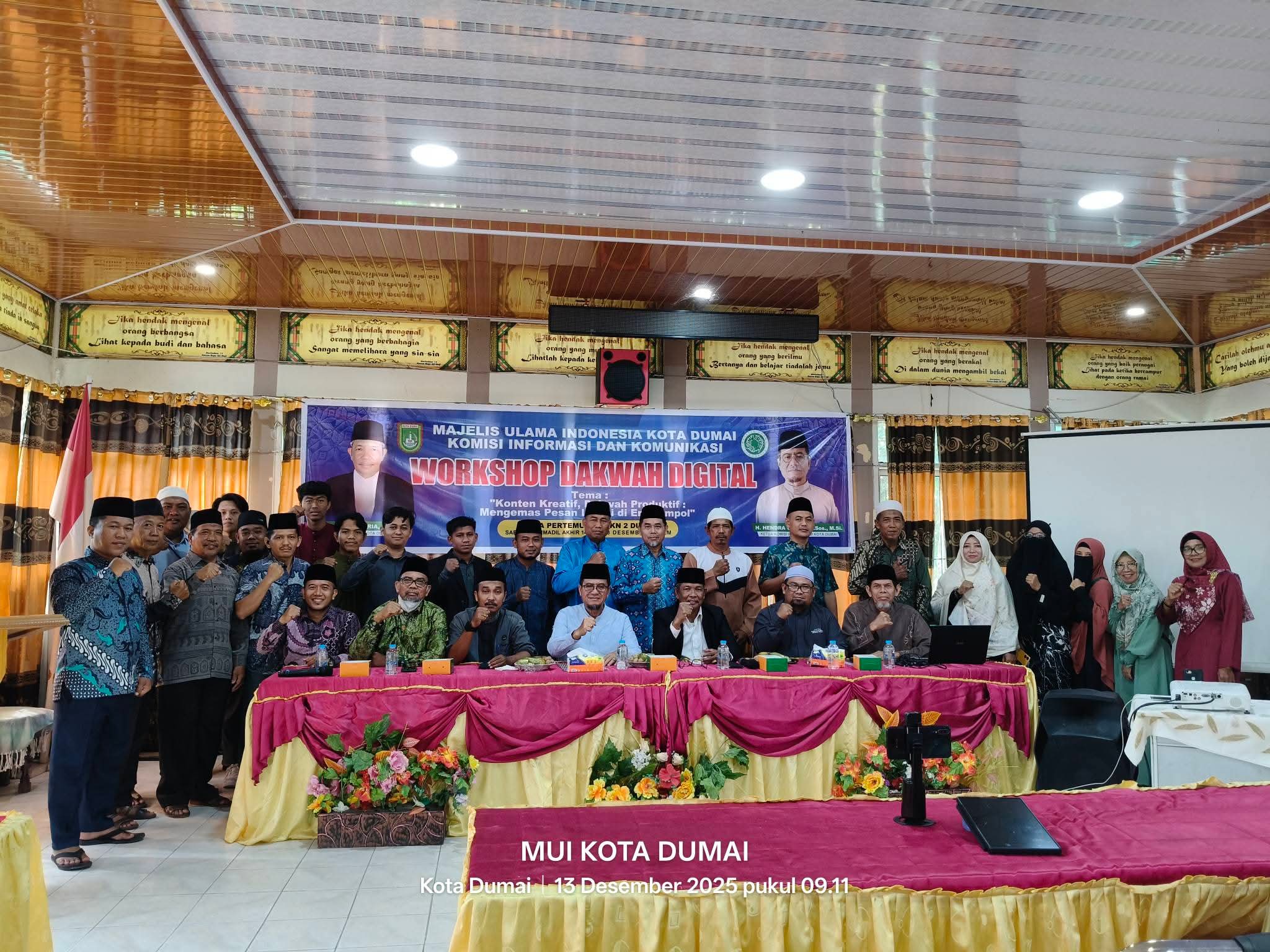 Konten Kreatif, Dakwah Produktif; Komisi Infokom MUI Kota Dumai Gelar Workshop Dakwah Digital
