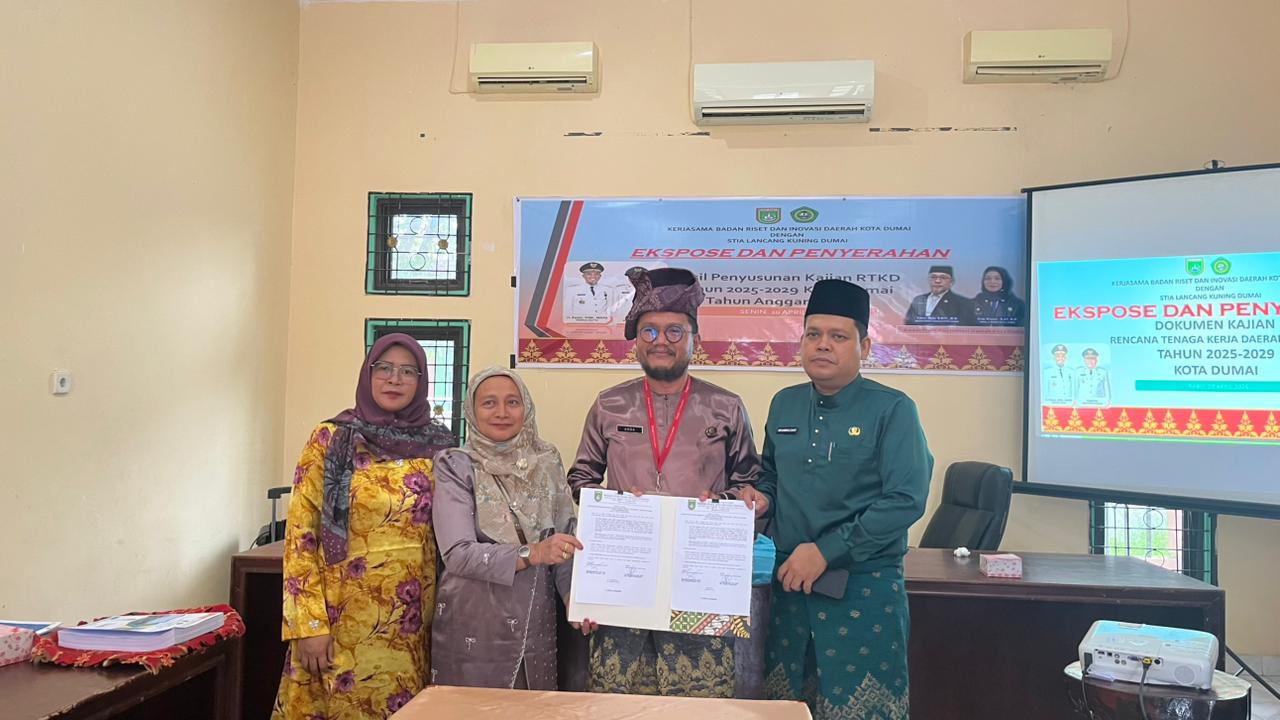Resmi Diserahkan, Dokumen RTKD 2025-2029 Jadi Senjata Utama Dumai Tingkatkan Daya Saing SDM