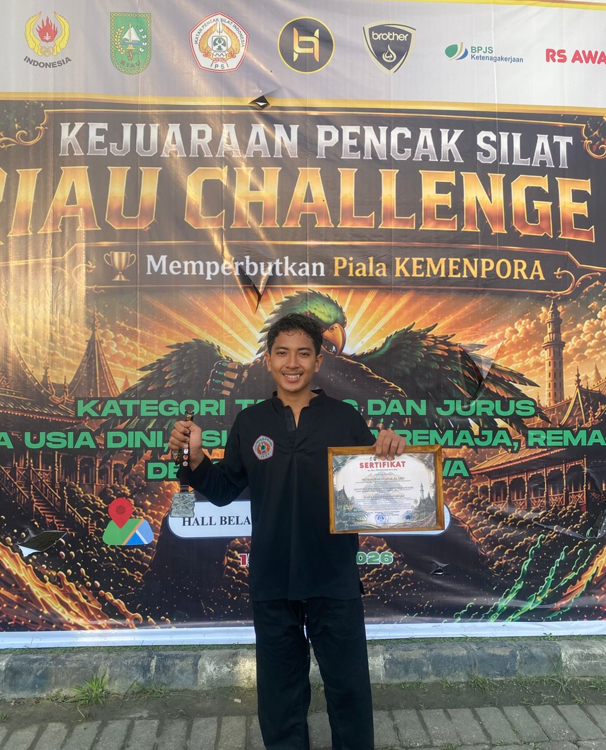 Mahasiswa ITB Riau Pesisir Raih Juara 2 Pencak Silat Riau Challenge Perebutkan Piala Kemenpora 2026